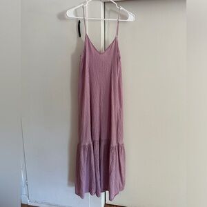 Zara Maxi Dress size M in pink lavender